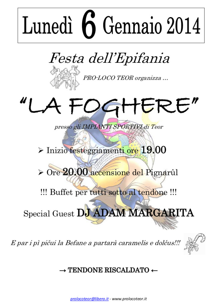 La Foghere 2014_locandina A4