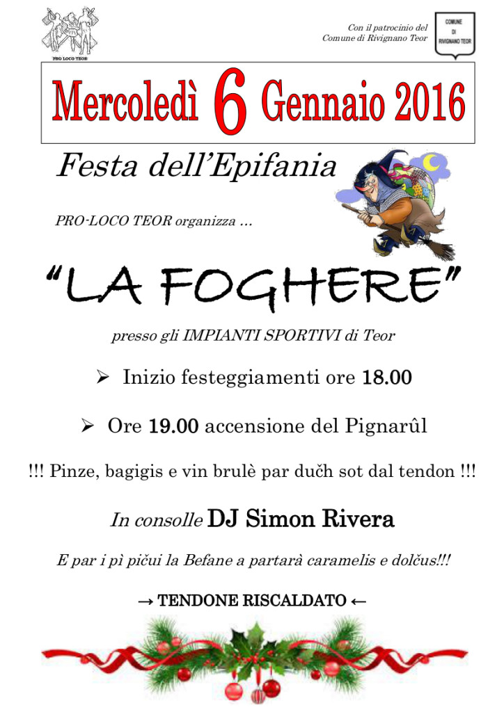 La Foghere 2016_locandina A4