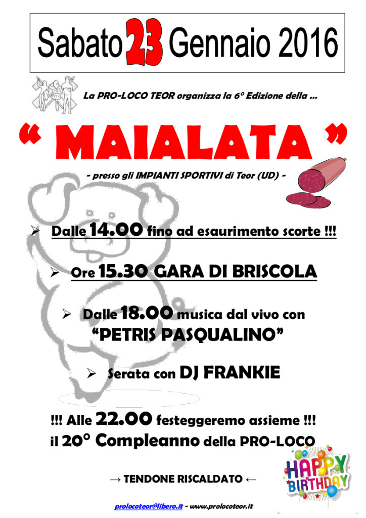 La Maialata 2016_volantino A4
