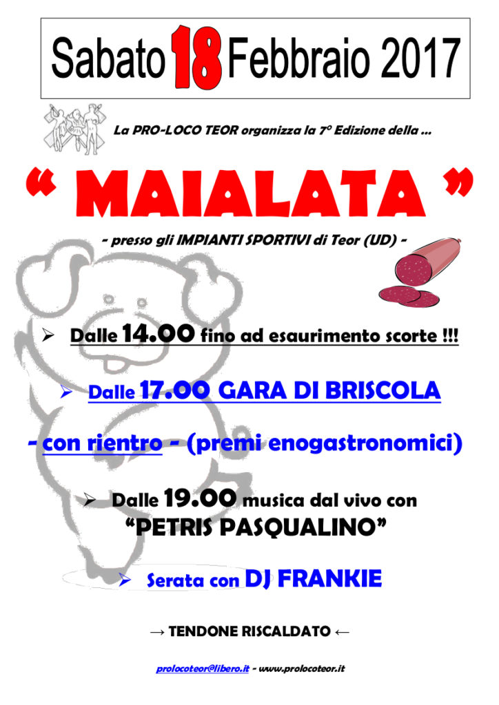 La Maialata 2017_locandina A4