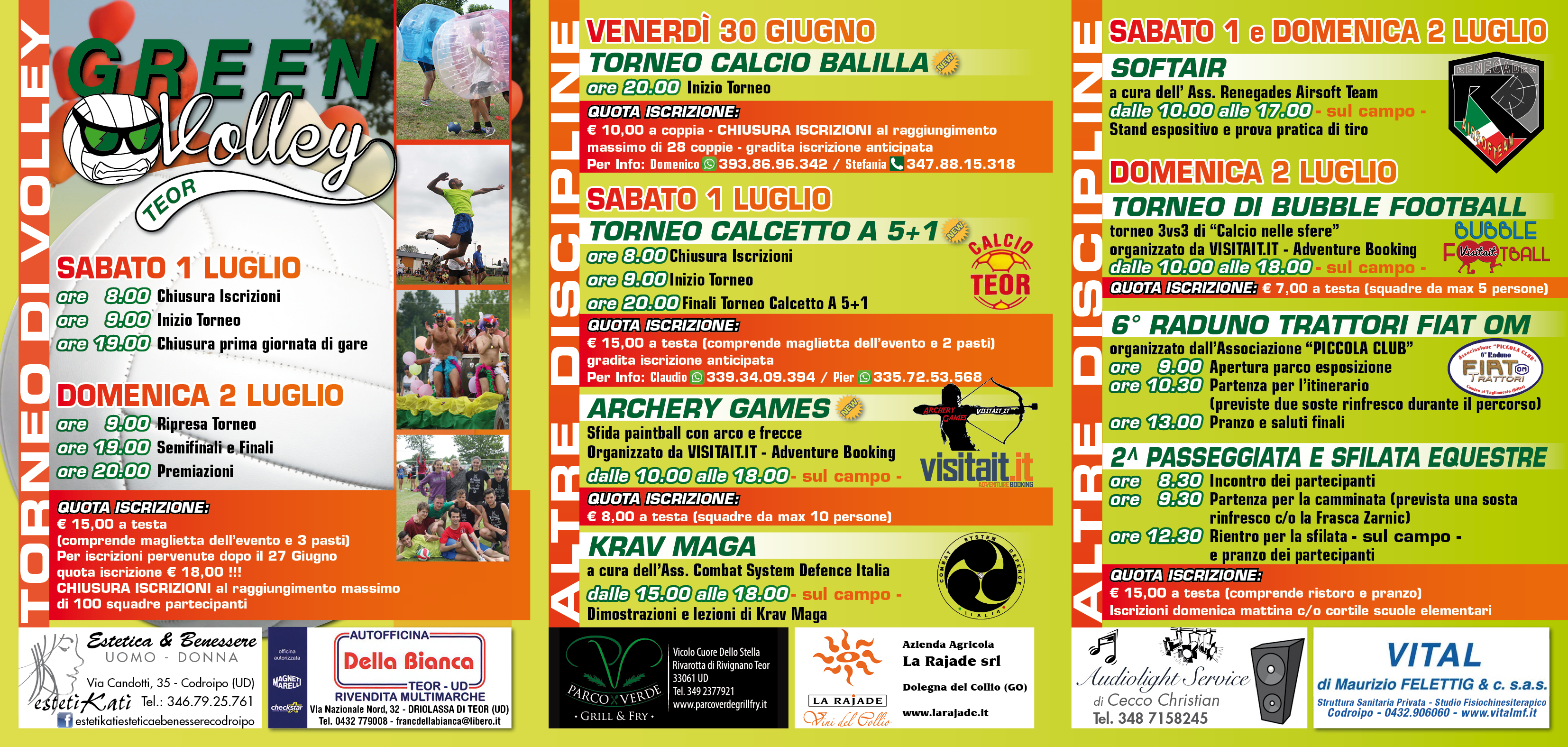 GREEN VOLLEY 2017_pieghevole A5-3 ante_interno_DEF