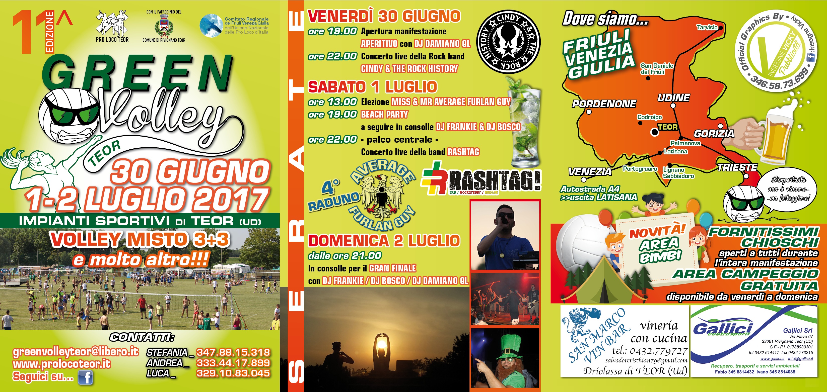 GREEN VOLLEY 2017_programma completo