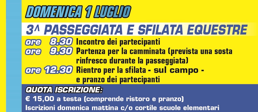 Passeggiata a cavallol